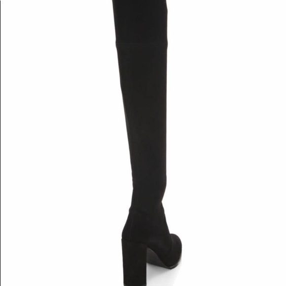 Stuart Weitzman Hiline Suede Over The Knee Boots - Picture 2 of 3